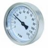 Термометр  ф40, 0.. 80°С,  1/4"х 30мм торцевой SANTEHAS